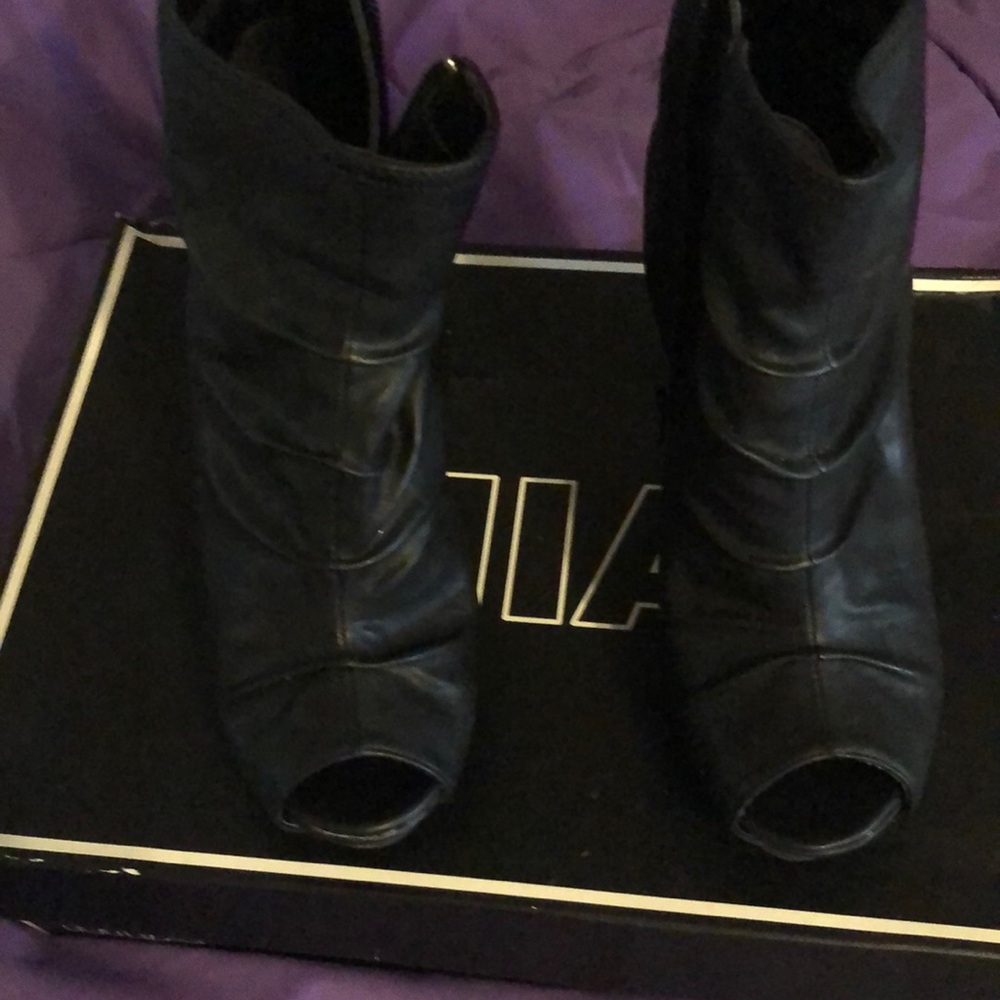 Mia open toe booties